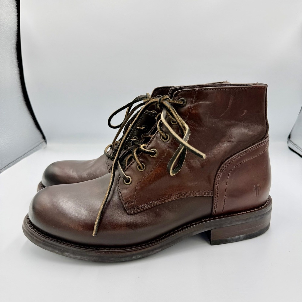 Frye Men's Sutton Midlace Lace-up Boots Size 9.5 D